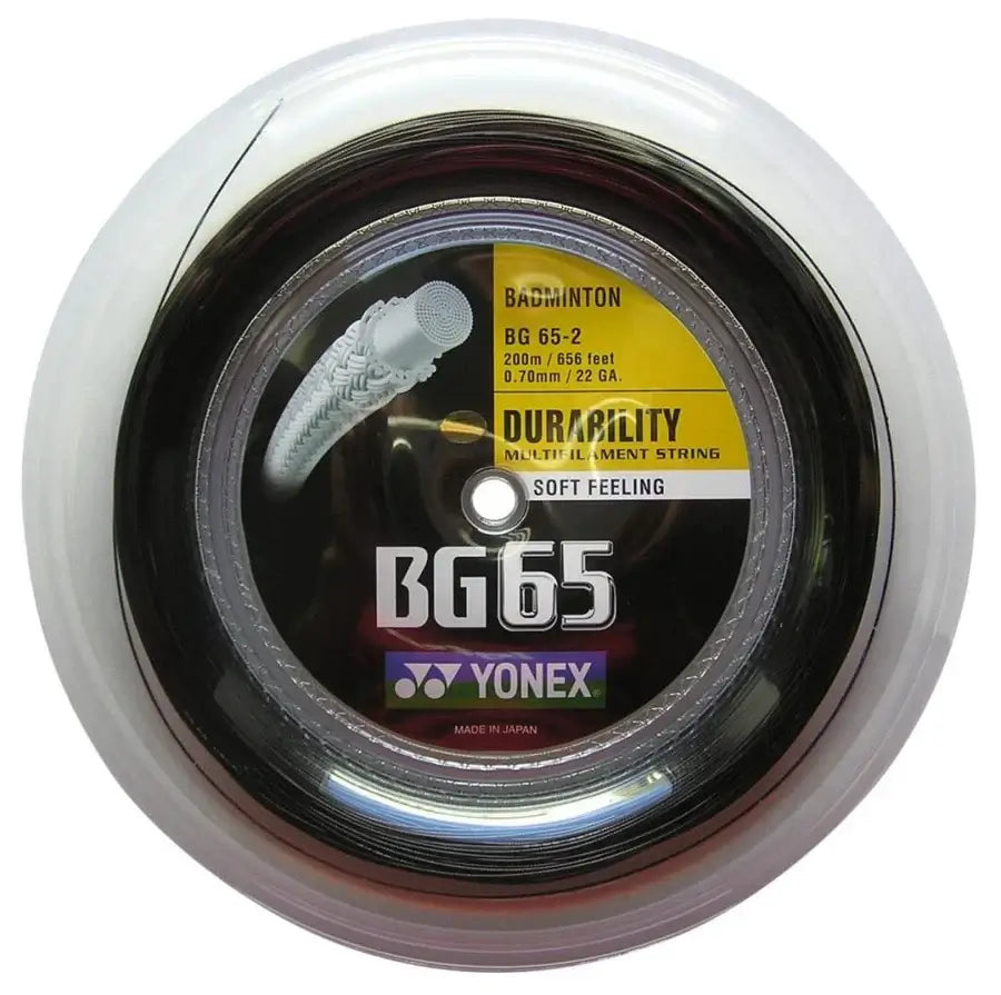 Yonex BG 65 Badminton String Reel (200m)